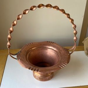 VTG French Copper Basket